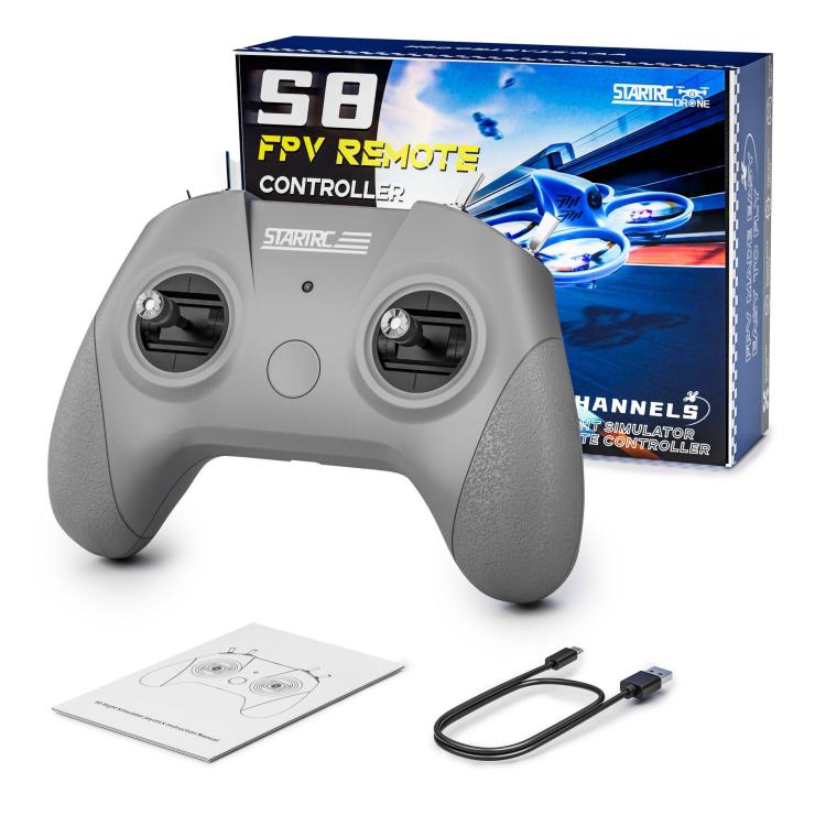 STARTRC S8 Pro FPV Simulador de vuelo con mando a distancia para dron y avión