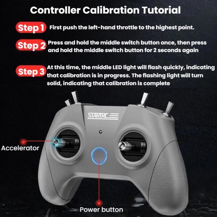 STARTRC S8 Pro FPV Simulador de vuelo con mando a distancia para dron y avión