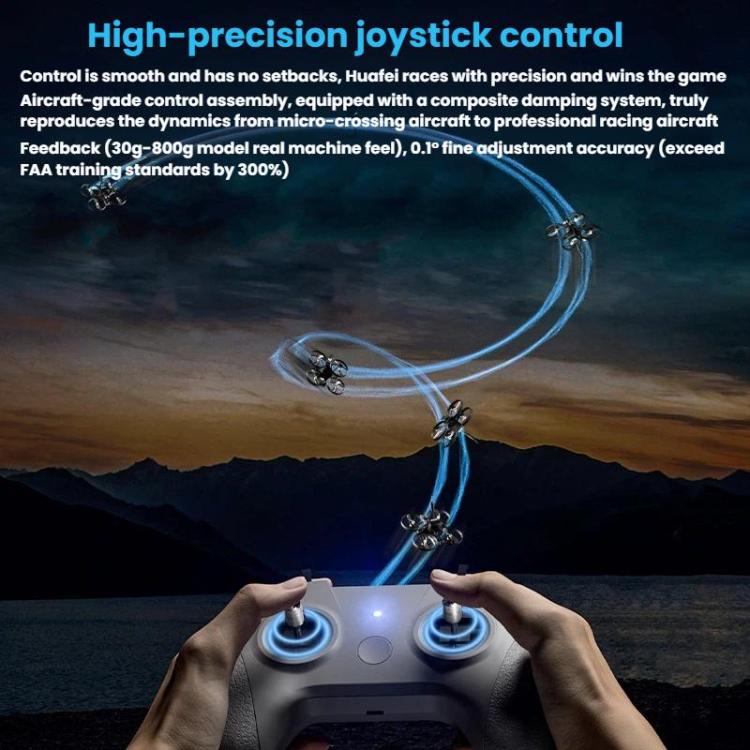 STARTRC C8 ELRS Drone de control remoto Entrenamiento Aeromodelismo Control remoto Simulador de aeronave de desplazamiento, Single Handle, With CR8 Receiver