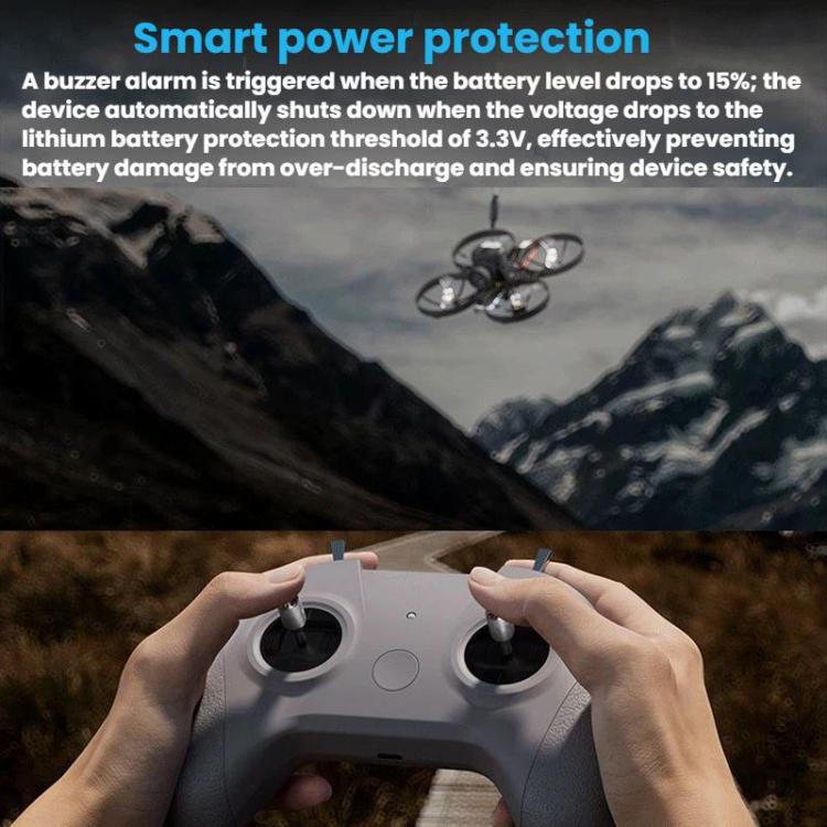 STARTRC C8 ELRS Drone de control remoto Entrenamiento Aeromodelismo Control remoto Simulador de aeronave de desplazamiento, Single Handle, With CR8 Receiver