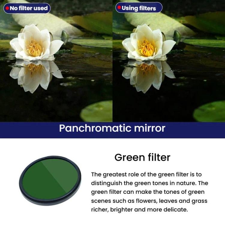 Filtro de color redondo para cámara réflex digital JSR, filtros digitales para cámara, 30.5mm, 37mm, 40.5mm, 43mm, 46mm, 49mm, 52mm, 55mm, 58mm