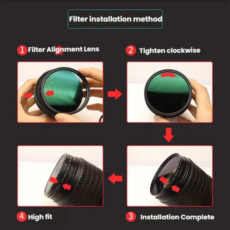 Filtro reductor de luz para cámara réflex micro, lente de densidad gris media, JSR ND2 37mm, JSR ND4 37mm, JSR ND8 37mm, JSR ND16 37mm, JSR ND32 37mm, JSR ND2 40.5mm, JSR ND4 40.5mm, JSR ND8 40.5mm, JSR ND16 40.5mm, JSR ND32 40.5mm, JSR ND2 43mm       ...