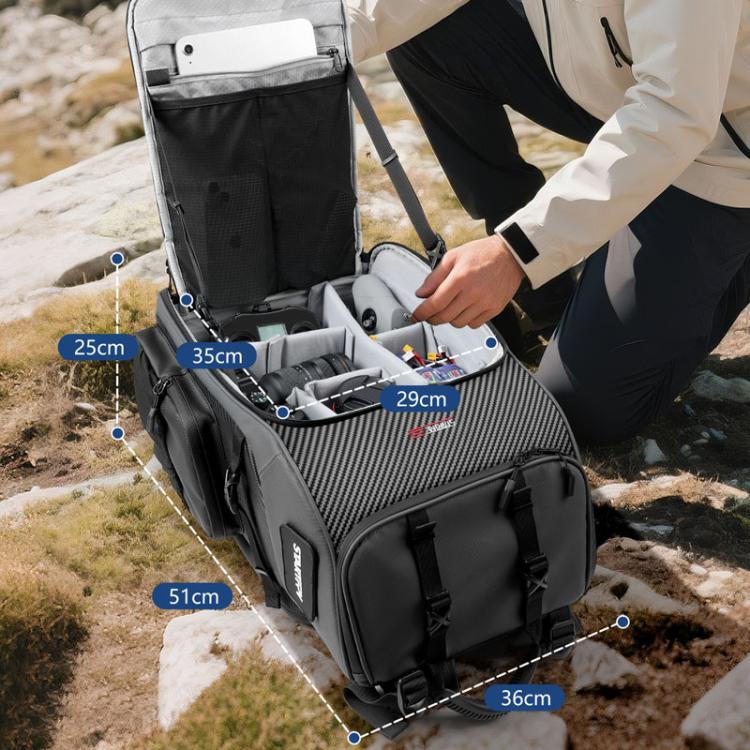 Mochila de transporte para dron FPV STARTRC BP2, gran capacidad, impermeable y duradera.
