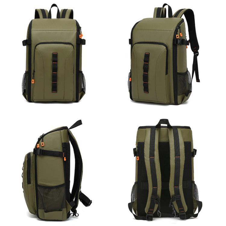 Mochila para cámara DSLR portátil, desmontable, impermeable y de gran capacidad para exteriores., Olive Green