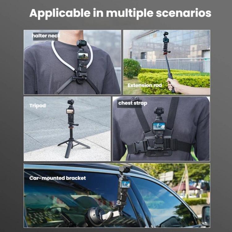 Base adaptadora de carga magnética de liberación rápida Flymile para DJI Osmo Pocket 3