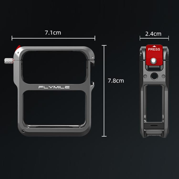 Marco protector de extensión de cámara Flymile con jaula metálica para DJI Osmo Nano