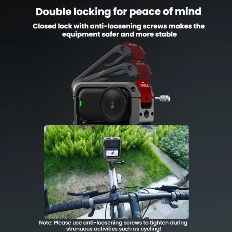 Marco protector de extensión de cámara Flymile con jaula metálica para DJI Osmo Nano