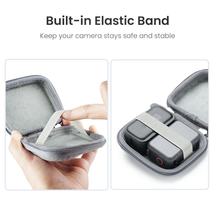 Funda protectora compacta y rígida aMagisn Mini para la cámara DJI Osmo Nano, con clip de mosquetón.