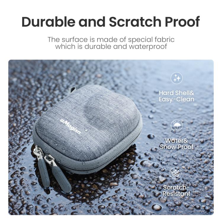Funda protectora compacta y rígida aMagisn Mini para la cámara DJI Osmo Nano, con clip de mosquetón.