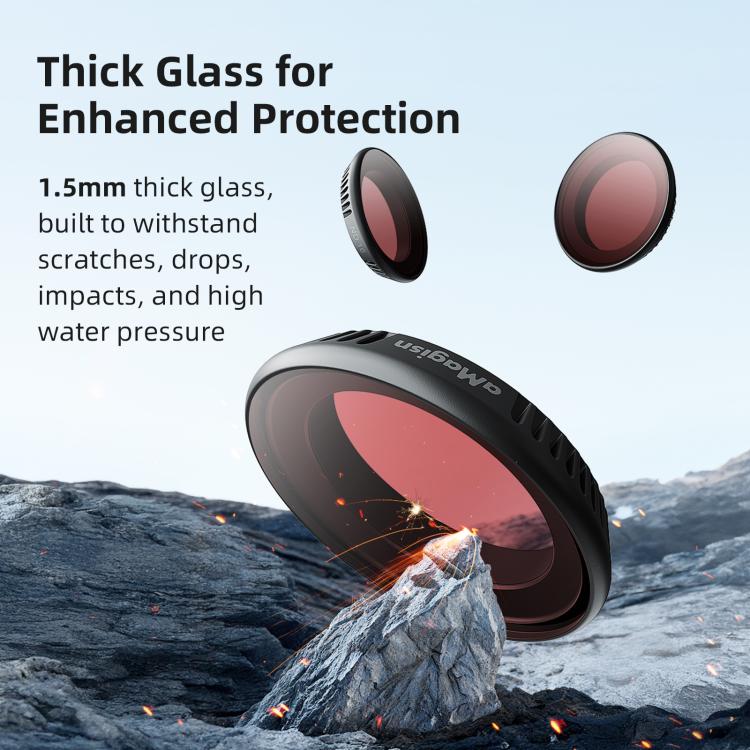 Filtros de lente de liberación rápida aMagisn para accesorios de cámara Insta360 GO Ultra, UV, CPL, ND8+ND16+ND32+ND64, ND8+ND16+ND32+CPL