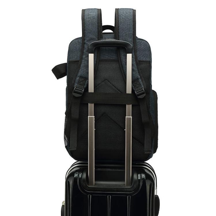 Mochila multifuncional e impermeable para cámara réflex digital de gran capacidad., Blue