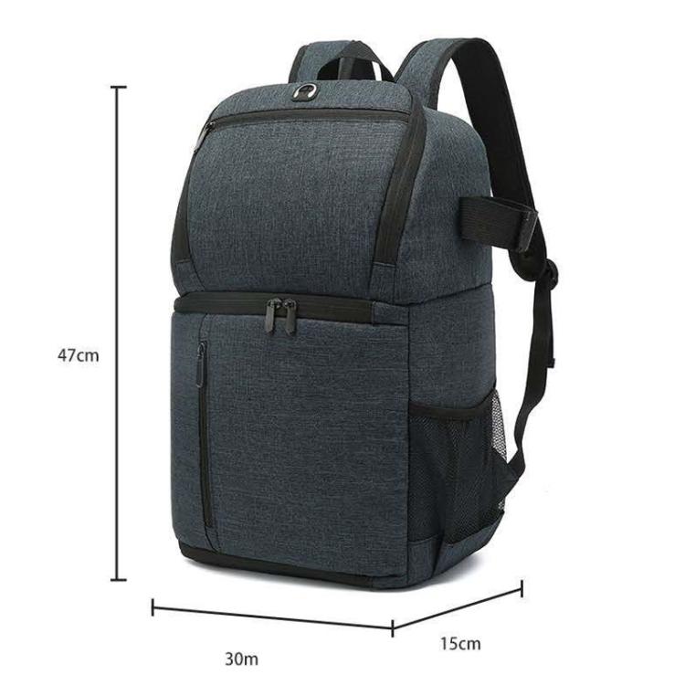 Mochila multifuncional e impermeable para cámara réflex digital de gran capacidad., Blue