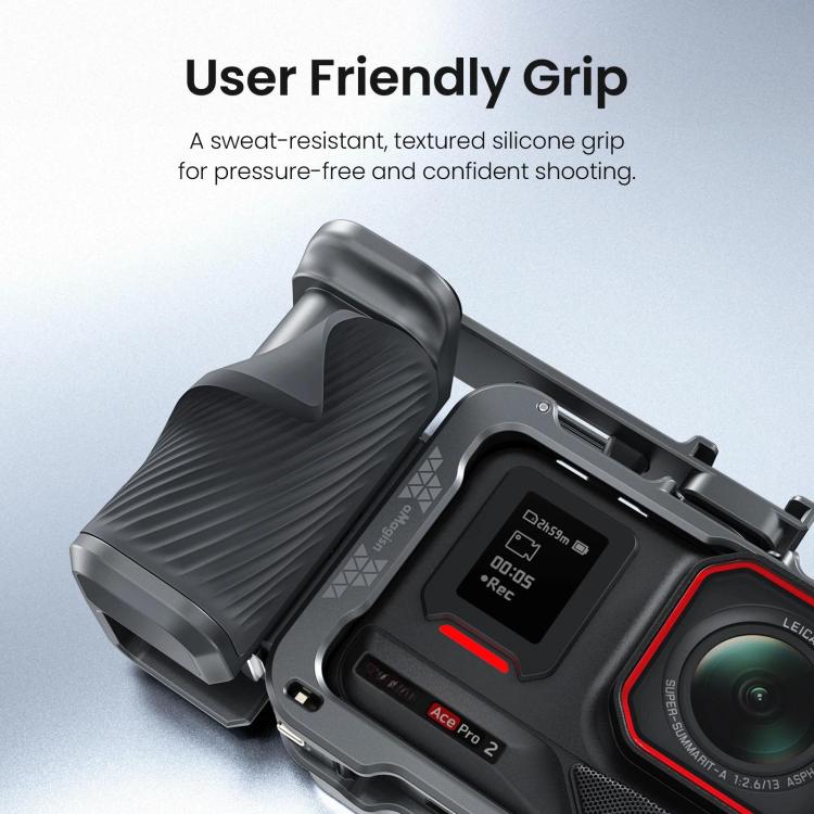 Kit de empuñadura metálica universal aMagisn Xplorer para cámaras DJI Osmo Action/Insta360/GoPro HERO Series