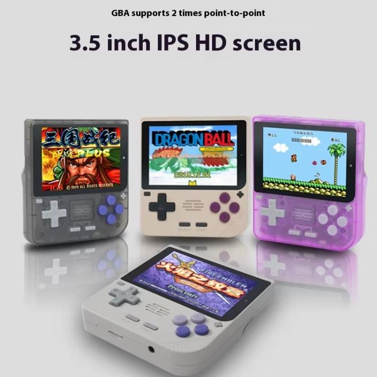 Consola de juegos portátil retro POWKIDDY V10 de 3,5 pulgadas IPS OCA Full Fit, procesador Quad-Core Cortex-A35 de 1,5 GHz., 64G, 128G