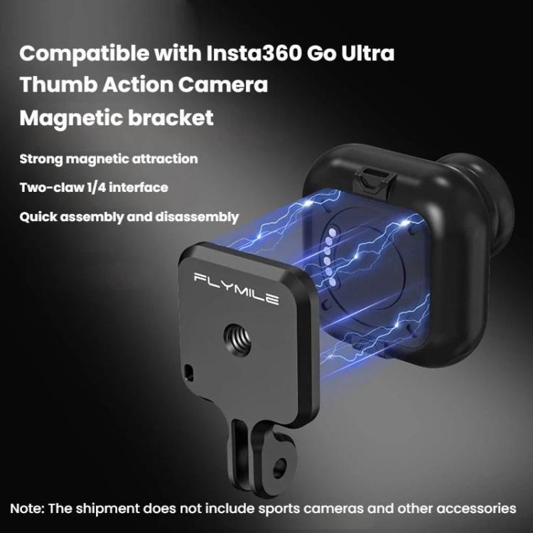 Soporte de expansión magnético de liberación rápida Flymile para Insta360 Go Ultra