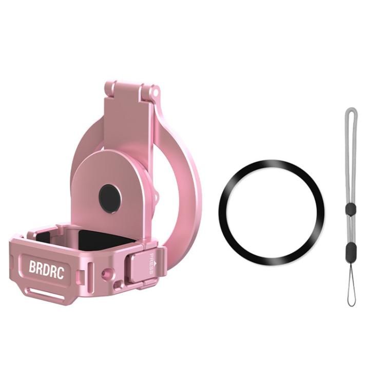 Soporte magnético expandible para teléfono BRDRC para DJI Osmo Pocket 3 con montaje de zapata fría, Pink