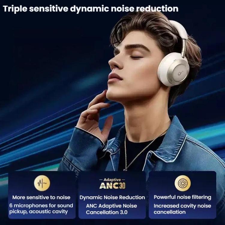 Auriculares Bluetooth para juegos ANKER SoundCore SpaceOne Pro con cancelación de ruido