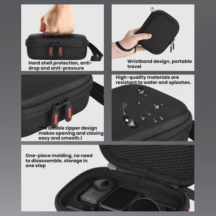 Bolsa de almacenamiento portátil para accesorios de la cámara de acción DJI Osmo Nano BRDRC