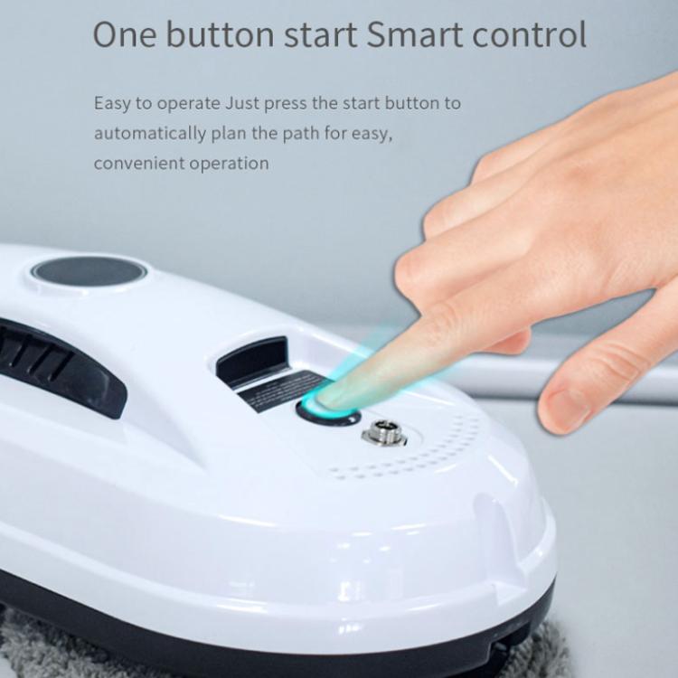 Robot limpiacristales inteligente con succión de doble disco, planificación inteligente de rutas y control remoto., EU Plug, US Plug, UK Plug, AU Plug