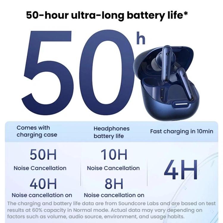 Auriculares inalámbricos Bluetooth intrauditivos ANKER SoundCore Liberty 4NC con cancelación de ruido inteligente (TWS)