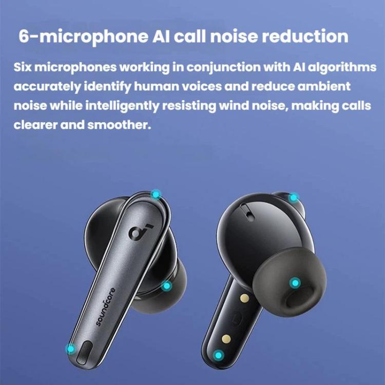 Auriculares inalámbricos Bluetooth intrauditivos ANKER SoundCore Liberty 4NC con cancelación de ruido inteligente (TWS)