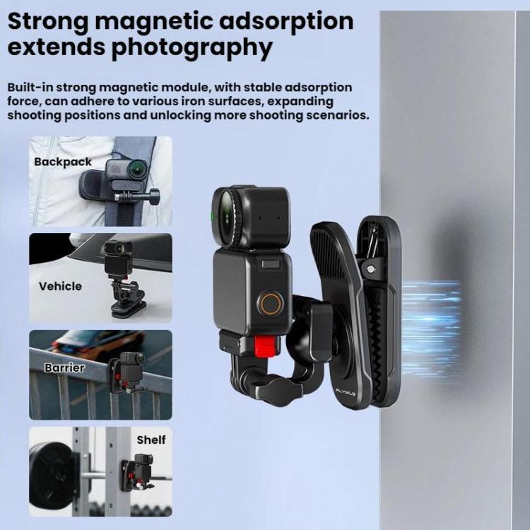 Soporte para cámara con correa de hombro para mochila DJI/GoPro/Insta360, Magnetic, Regular