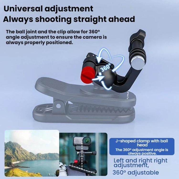 Soporte para cámara con correa de hombro para mochila DJI/GoPro/Insta360, Magnetic, Regular