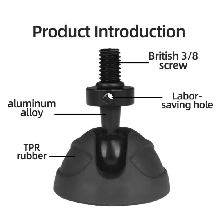 Base de monopié con base de tornillo de 3/8 de pulgada, universal, con almohadilla antideslizante para trípode y cámara réflex., GSF60, BEXIN GSF60 3pcs