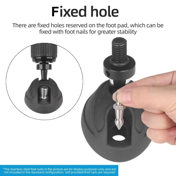 Base de monopié con base de tornillo de 3/8 de pulgada, universal, con almohadilla antideslizante para trípode y cámara réflex., GSF60, BEXIN GSF60 3pcs
