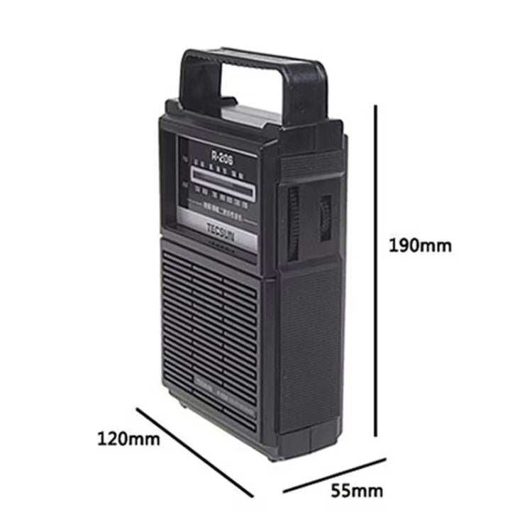 Radio bibanda TECSUN R-206 FM/MW, R-206