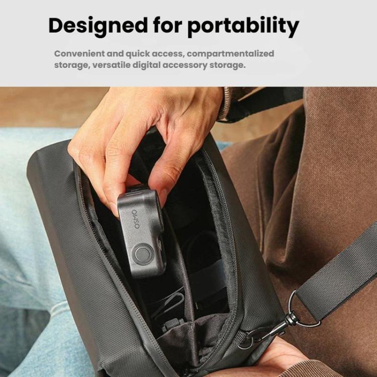 Bolsa de transporte y almacenamiento portátil para la cámara DJI Osmo Nano y sus accesorios.