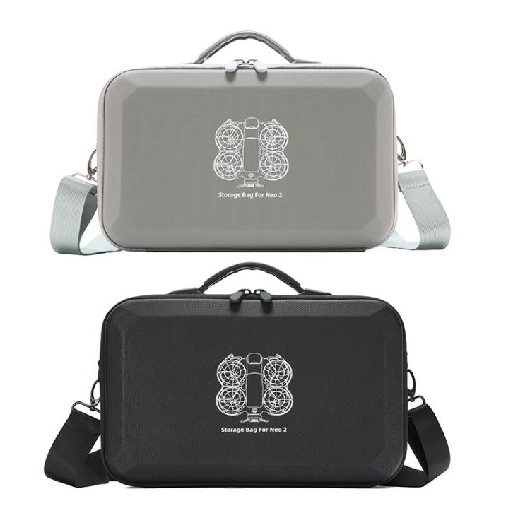 Estuche rígido de transporte y bandolera moldeada a medida para DJI Neo 2 Fly More Combo, Mini Black, Fly More Combo Gray