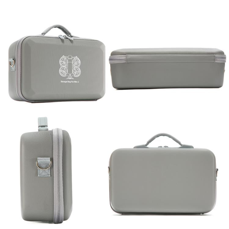Estuche rígido de transporte y bandolera moldeada a medida para DJI Neo 2 Fly More Combo, Mini Black, Fly More Combo Gray