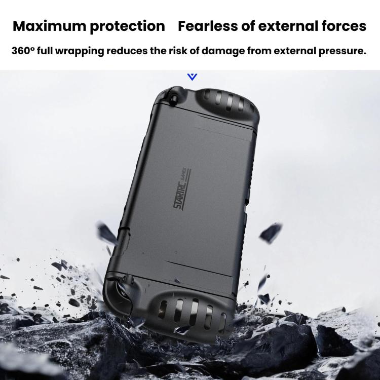 Funda protectora portátil STARTRC GAMES para Nintendo Switch 2 con doble agarre y diseño dividido., Split Dual Grip Case