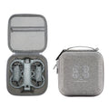 Estuche rígido compacto y portátil con clip metálico para dron DJI Neo 2., Mini Gray