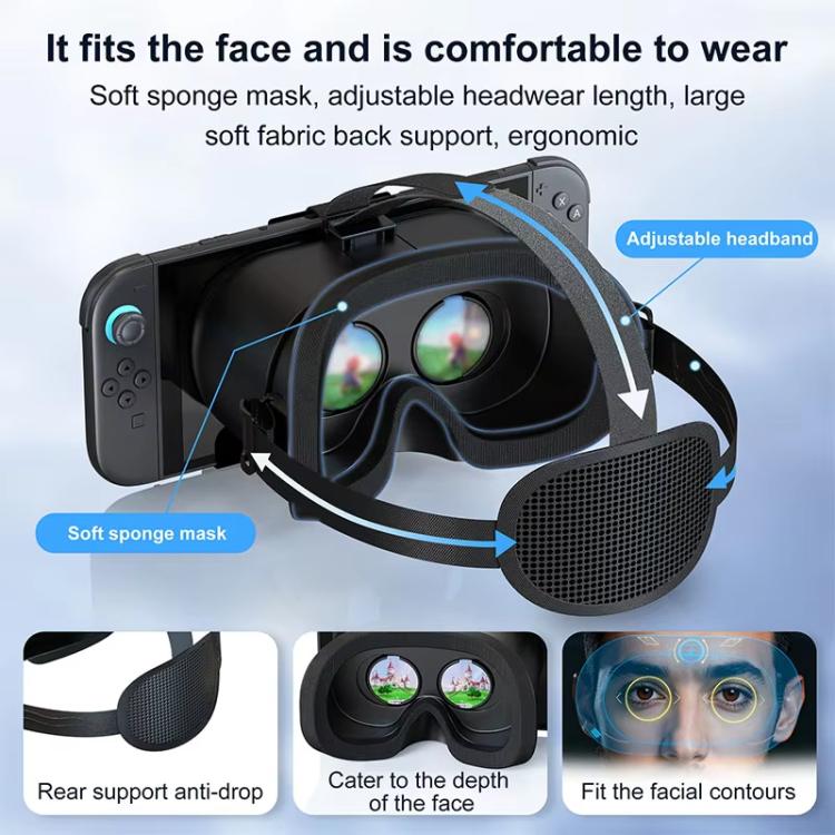 Gafas de realidad virtual STARTRC GAMES Elite, modelo de actualización, auriculares para consola de juegos HD 3D y accesorios para Nintendo Switch 2