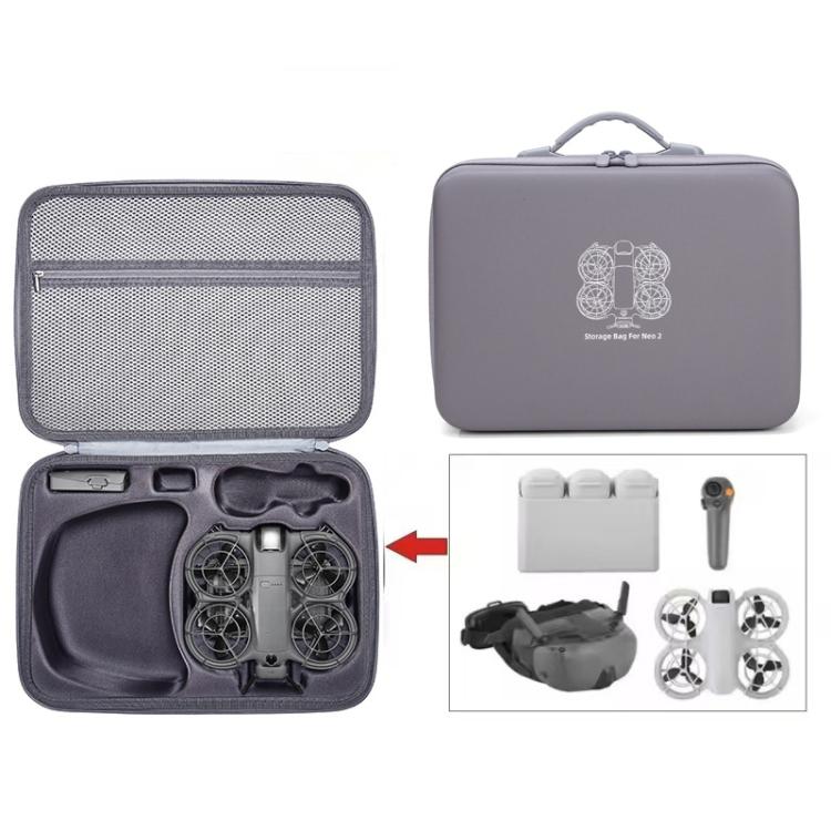Funda rígida tipo bandolera para DJI Neo 2 Motion Fly More Combo, Motion Gray