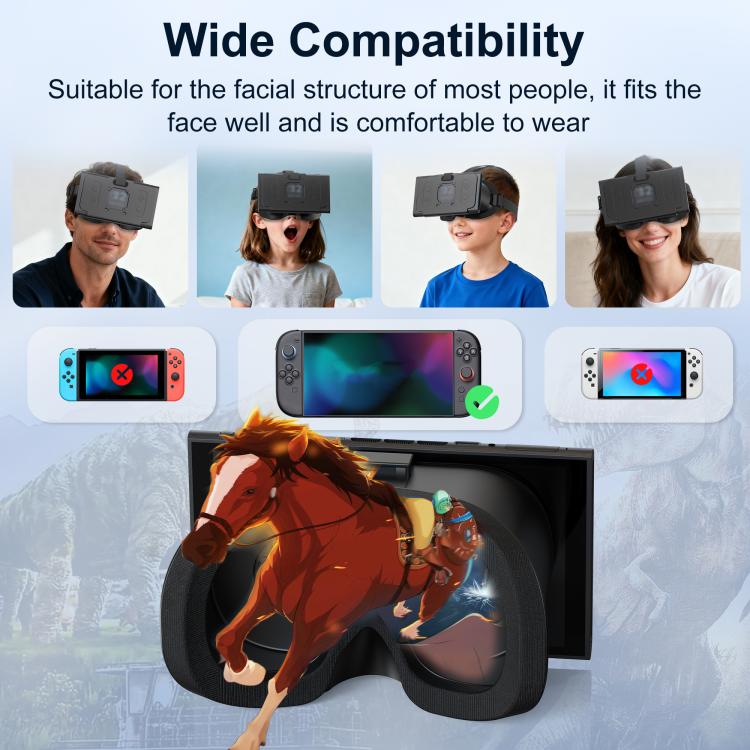 Accesorios 3D para gafas de realidad virtual STARTRC GAMES con ajuste de pupila para Nintendo Switch 2
