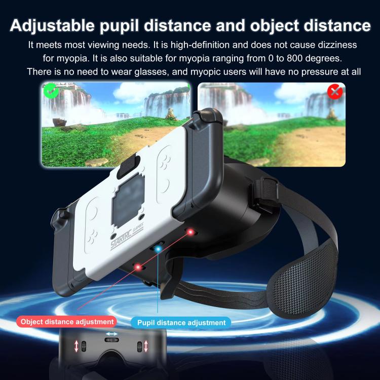 Accesorios 3D para gafas de realidad virtual STARTRC GAMES con ajuste de pupila para Nintendo Switch 2