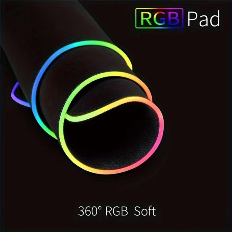 Alfombrilla de ratón y teclado con iluminación LED micro-USB, luces RGB de colores, borde reforzado y resistente., 250x350x3mm, 250x350x4mm, 300x800x3mm, 300x800x4mm, 400x900x3mm, 400x900x4mm