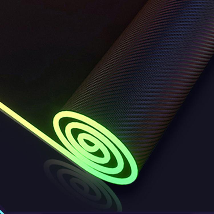Alfombrilla de ratón y teclado con iluminación LED micro-USB, luces RGB de colores, borde reforzado y resistente., 250x350x3mm, 250x350x4mm, 300x800x3mm, 300x800x4mm, 400x900x3mm, 400x900x4mm