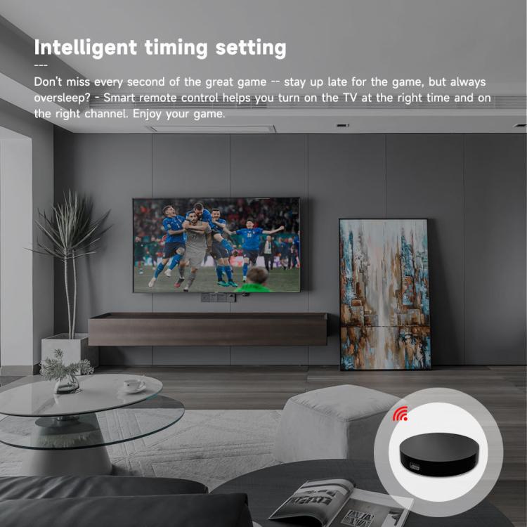 Mando a distancia universal Tuya Wifi para el hogar inteligente, compatible con control por voz y control remoto desde el teléfono móvil., IR, IR+RF