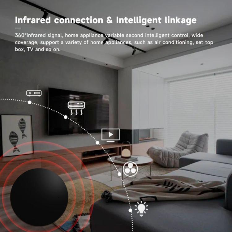 Mando a distancia universal Tuya Wifi para el hogar inteligente, compatible con control por voz y control remoto desde el teléfono móvil., IR, IR+RF