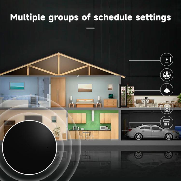 Mando a distancia universal Tuya Wifi para el hogar inteligente, compatible con control por voz y control remoto desde el teléfono móvil., IR, IR+RF