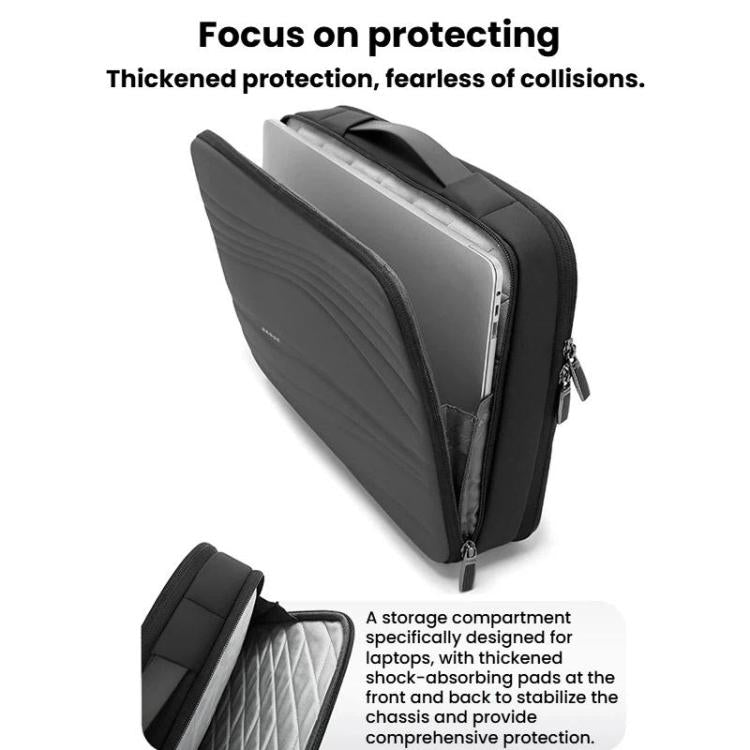 Bolso para portátil BANGE BG-8018 para hombre, ideal para negocios, viajes y como organizador de tabletas., BG-8018