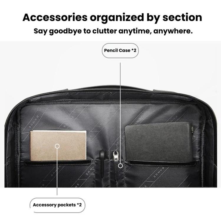 Bolso para portátil BANGE BG-8018 para hombre, ideal para negocios, viajes y como organizador de tabletas., BG-8018