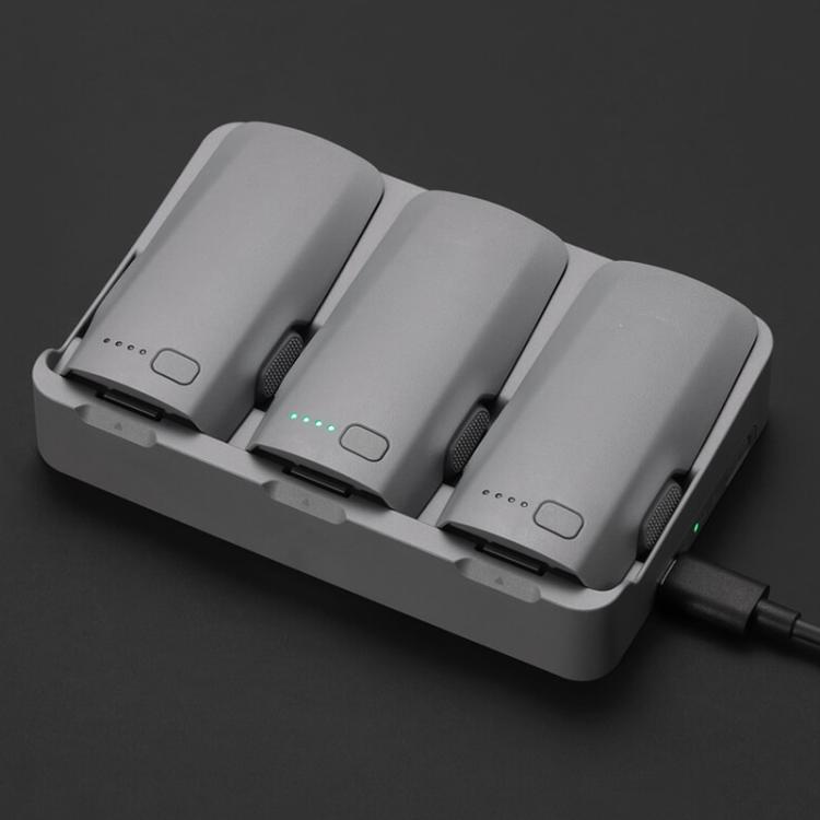 Cargador de batería de 3 ranuras con concentrador de carga bidireccional original para DJI Neo 2, Charging Hub