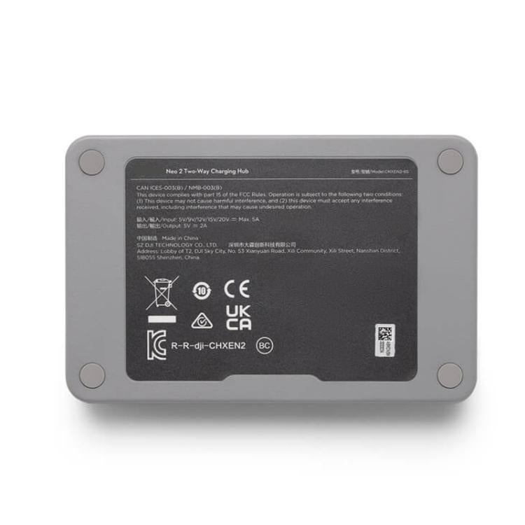Cargador de batería de 3 ranuras con concentrador de carga bidireccional original para DJI Neo 2, Charging Hub
