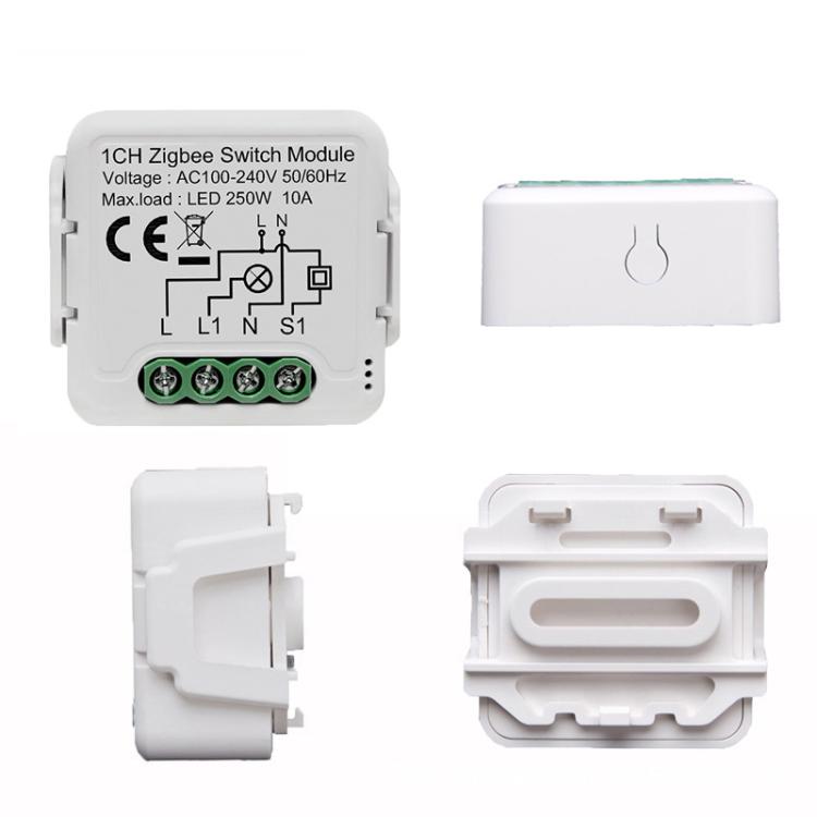 Módulo de interruptor inteligente para remodelación con control remoto por voz y encendido/apagado inteligente, ZigBee3.0 Neutral Live Wire 1CH, ZigBee3.0 Neutral Live Wire 2CH, ZigBee3.0 Neutral Live Wire 3CH, ZigBee3.0 Neutral Live Wire 4CH          ...