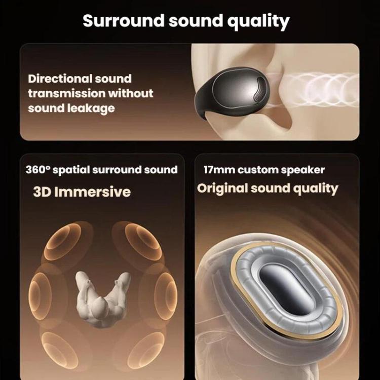Auriculares inalámbricos Bluetooth abiertos ANKER SoundCore C40i con clip para la oreja